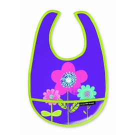 Crocodile Creek Bib Three Flowers