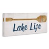 Stupell Industries Lake Life Boat Oar Canvas Wall Art Design