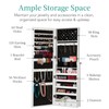 Best Choice Products Freestanding Jewelry Armoire Cabinet, Full Length Standing
