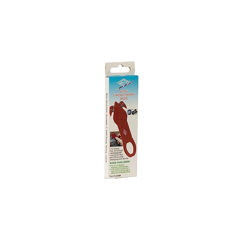 WEDO 78864 Safety Basic Foil Cutter Red