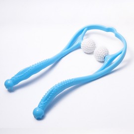 Neck Massage Golf Ball Neck Acupressure Massage Roller RD-10951 Green 4ea