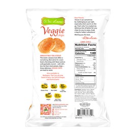 Veggie Chips Lime Chili (12 Pack of 3 Ounce Individual Bags) - Gluten Free, Non-GMO, Vegan, Zero Trans Fats – Wai Lana