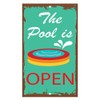 Fastasticdeals The Pool is Open Novelty Funny Metal Sign 8