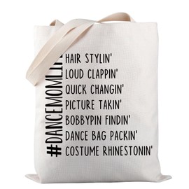 Dance Competition Merchandise Dance Mom Life Tote Bag Dance Moms Club Gift Mother's Day Gift, Dance Competition - Tb