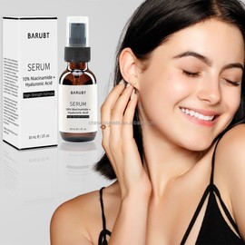 Nicotinamide Hyaluronic Acid Face Serum for Dry Skin Hydrating Brightening Moisturizing Essence for Smooth Radiant Skin