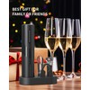 CIRCLE JOY Electric Wine Bottle Opener Set Rechargeable Wine Corkscrew