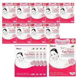 skin love Miracle House Manasul Skinae Phyto Collagen Eye Patches 4 servings, 10 pieces, nasolabial fold elasticity sheet around the eyes 673610 / 미라클하우스 마나술 스킨애 피토 콜라겐 아이패치 4회분 10개 눈가 팔자주름 탄력시트 673610