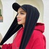 Women Muslim Hijab 2 in 1 Basketball Cap and Scarf