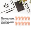 10pcs Metal Binder Clips Innovative Cartoon Cute Shape Electroplated Rustproof