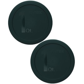Pyrex 322-PC 1qt Thyme Green Mixing Bowl Replacement Food Storage Lids (2-Pack)