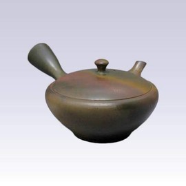 Tokyo Matcha Selection - Tokoname Kyusu teapot - GYOKKO - Firewood - 180cc/ml - Ceramesh [Standard ship by Int'l e-packet: with Tracking number & Insurance]