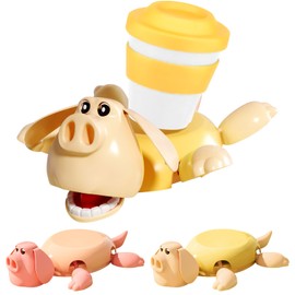 Colorich 2 Stück Untersetzer Gläser, Lustige Getränkeuntersetzer, Glasuntersetzer Schweinchen, Untersetzer für Gläser, Einweihungsgeschenk zum Geburtstag, Küche Wohnzimmer Dekoratio