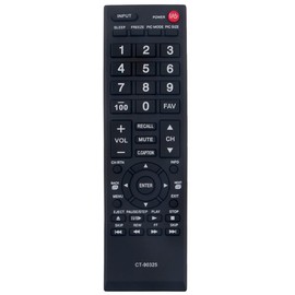 CT-90325 CT90325 Replace Remote Control fit for Toshiba TV 19AV600 19AV600U 19AV600UZ 37E20U 39L1350U 39L22U 40L5200 40L5200U 50L2400 55S41U 65HT2U