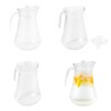 Large Glass Jug with Lid - 1.3L Pitcher Jug