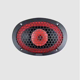 CERWIN-VEGA! CVPX69 6x9 120W 2-Way Full Range Speaker with Horn Tweeter Black/Red Single Unit