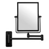 QiMH 3X Magnified Wall Mounted Mirror, Rectangular 8x6 Inch with