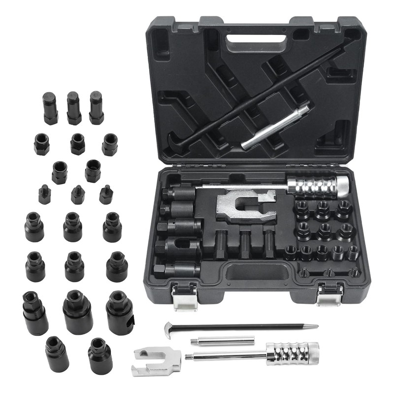 Diesel Injector Extractor Puller Tool Set - 26PCS Diesel Fuel