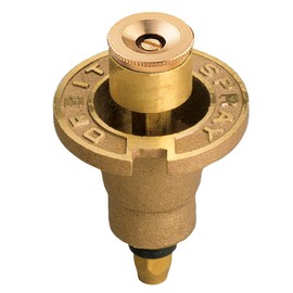 10-Pack Orbit 54070 Brass Pop-Up Flush Head Sprinkler with Full Pattern Spray Nozzle - Brass Pop-Up Sprinklers for Full Pattern Spray