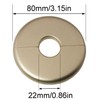 Snap On Escutcheon Plate JJHXSM 2PCS 22x80mm Pipe Hole Air