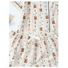 MakeMeChic Women's 2 Piece Pajama Set Bear Print Button Down