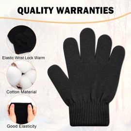 ONESING 16 Pairs Knitted Winter Gloves Children Gloves Bulk Kids Gloves for Boys Girls - Keep Little Hands Warm and Trendy Mixcolor I