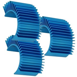3 Pack ShareGoo Aluminum 540 550 Motor Heat Sink Heatsink Cooling Compatible with Tamiya HSP Redcat RC Car Truck,Blue
