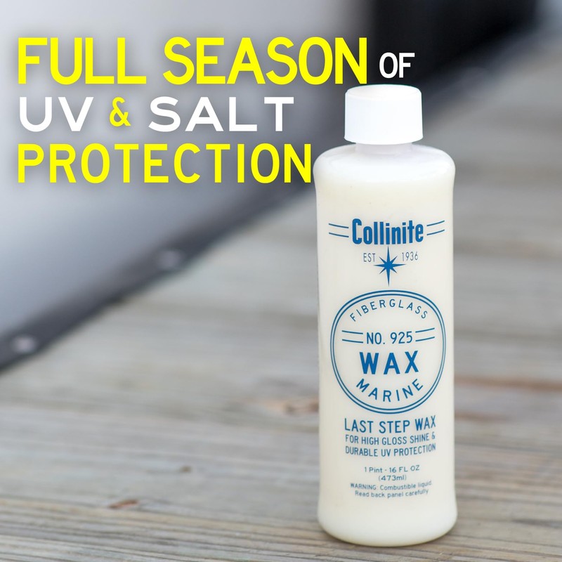 Collinite 925 Wax- Marine/RV Carnauba + Polymer Wax Sealant for