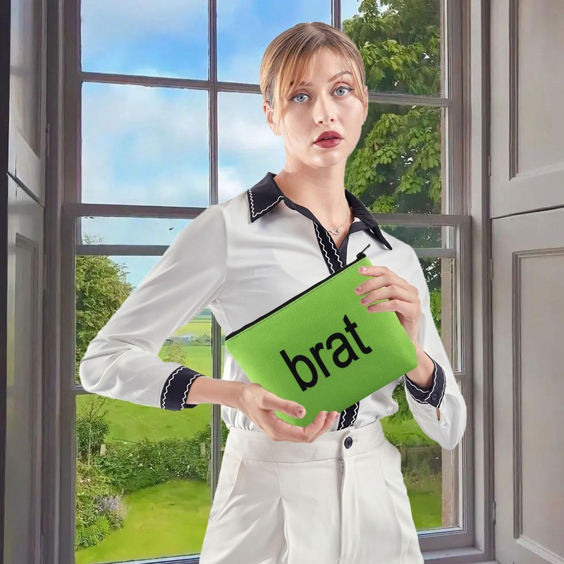 KUIYAI Musician Inspired Makeup Bag Music Album Gift Cosmetic Bag