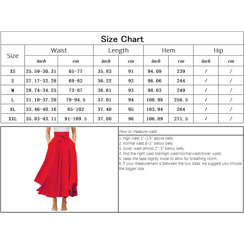 chouyatou Women's Elegant High Waisted Side Slit Irregular Bohemian Maxi