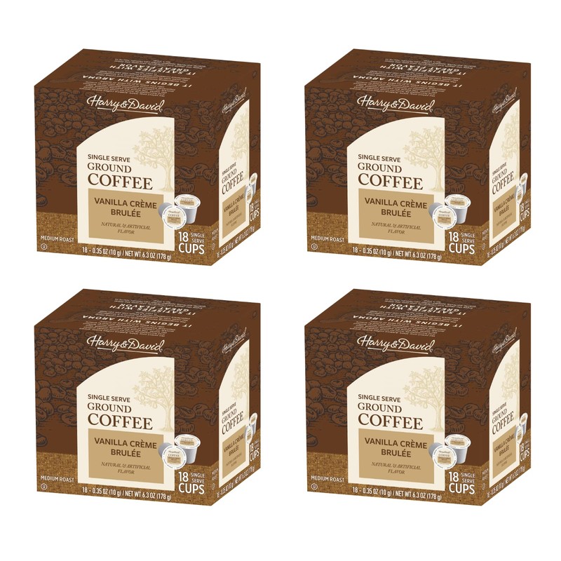 Harry & David Coffee in Single Serve Cups, 4/18 ct