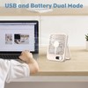 MEETOZ Desk Fan USB, Mini Quiet Fan for Bedside Bedroom