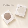 Konssy 6 Pack Baby Newborn Hats Set Knot Beanie Hats