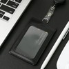 Wire Employee ID Card Holder & Neck Strap for Corporate Use Gray Neck Strap 2ea