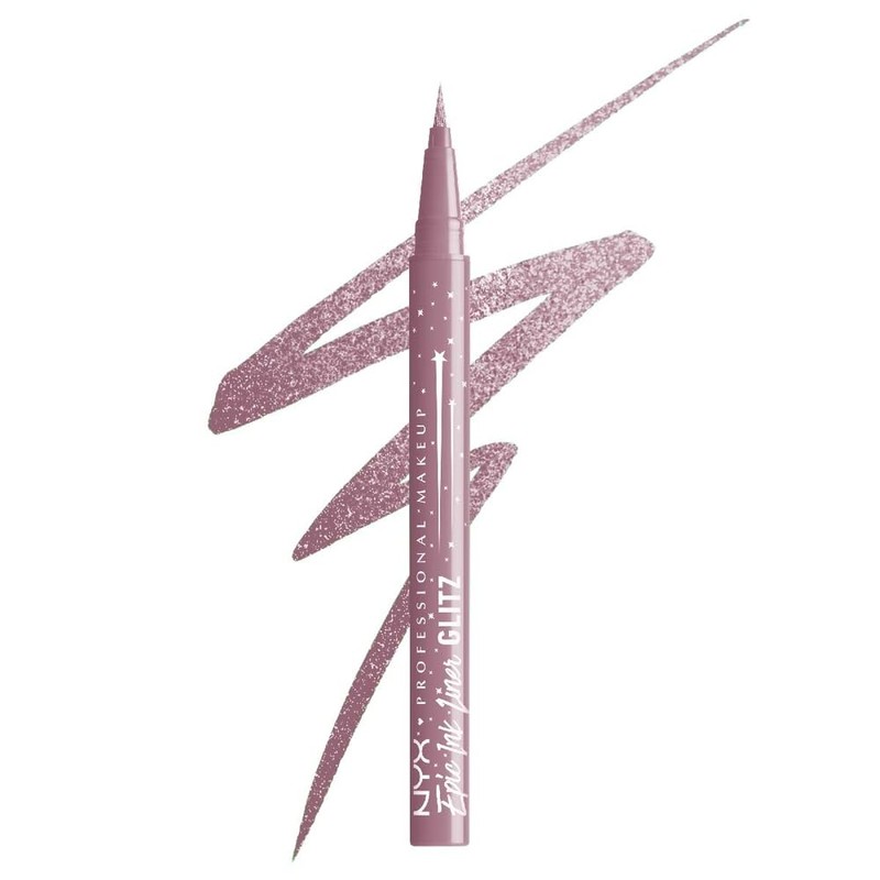 NYX Professional Makeup Epic Ink Liner Glitz, Delineador Líquido con