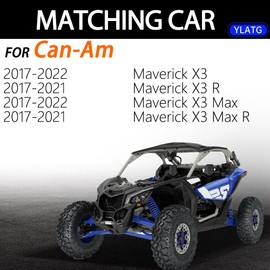 YLATG Fuel Injectors for Can-Am Maverick X3, X3 R, X3 Max, X3 Max R,Turbo 2017-2022,OEM#0280158399 (3 Pcs)