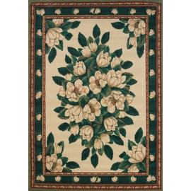 United Weavers of America Magnolia Manhattan Rug Collection, 1' 10" by 3', Cream (940 37097)