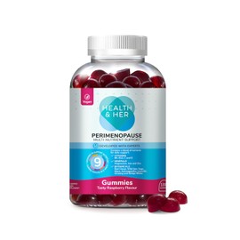 Health & Her Perimenopause Raspberry Gummies, Vegan, 30 Day Supply