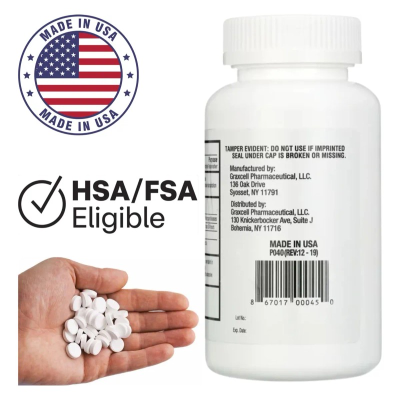 Cápsulas De Cloruro De Sodio Graxcell 1g, 300 Piezas