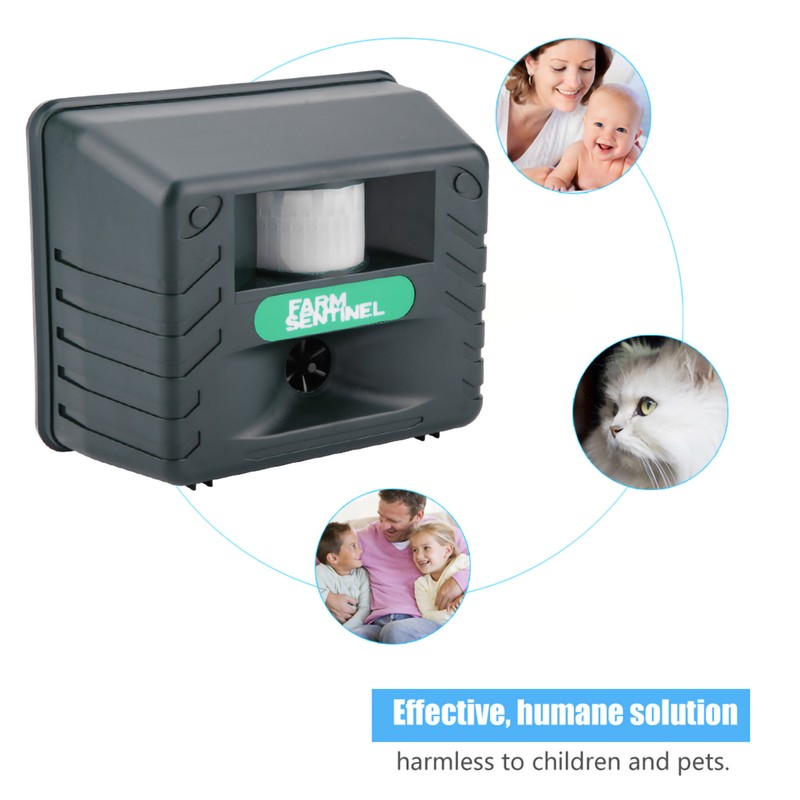 Ultrasonic 4 Alarm Sounds Electronic Pest Repellent for Bird Wild