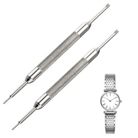 CYMYGS 2Pcs Watch Link Removal Kit, Watch Spring Bar Pin Tool, Removal Install Repair Tool for Watch Straps Spring Bars Pins Replacement, Double Ended Design, Adjustment Fitting Repair and Sizing Kit
