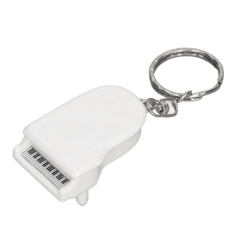 Mini Piano Pendant Keychain Micro Decoration Simulation Piano Key Chain