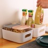 GAOGAN 12Pcs Plastic Storage Basket with Handles, Plastic Storage Boxes