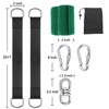 Werflyto Safe Tree Swing Hanging Straps Kit, 3FT/10FT/15FT/20FT, Heavy Duty