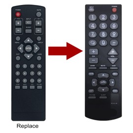 RC-V21-0B PERFASCIN Replace Remote Control Fit for DYNEX DXR20TV DXR24TV NSF20TV LCD TV NSF24TV NSF27TV NSLCD22