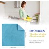 SINLAND 5 Color Assorted Microfiber Dish Cloth Kitchen Cloths Cleaning