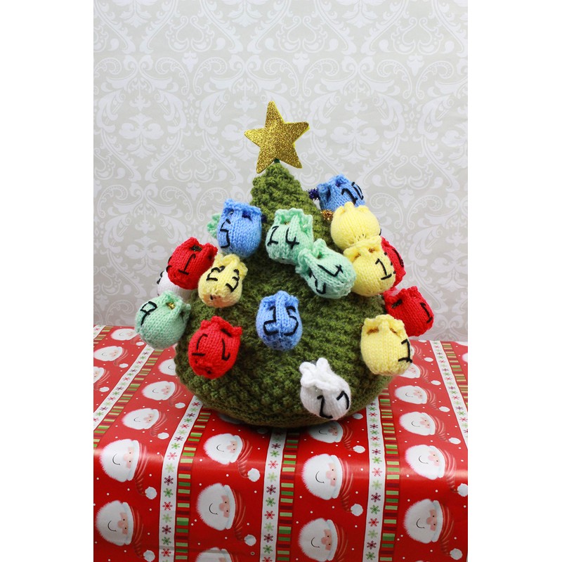 Knitting Pattern for Christmas Tree, Decoration Knitting Pattern, Knitted Christmas