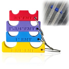 Falnvita Electrician’s Magnetic Conduit Spacer Set 4 size（1",3/4",1" to 3/4", 1 1/4" ） Strong magnetic hold for electrical spacers, it is an indispensable tool in an electrician's toolbox.