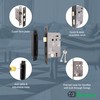 EAI Matt Black Sashlock - Fire Rated & CE Approved
