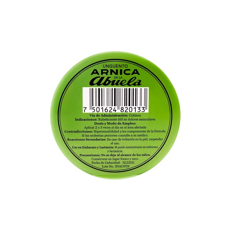 Pomada Corporal Arnica De La Abuela 30gr Dolores Musculares