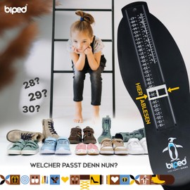 biped Foot Gauge for Children and Adults - For Precise Sizing of Shoes - Shoe Size Gauge Children, Women and Men z2922